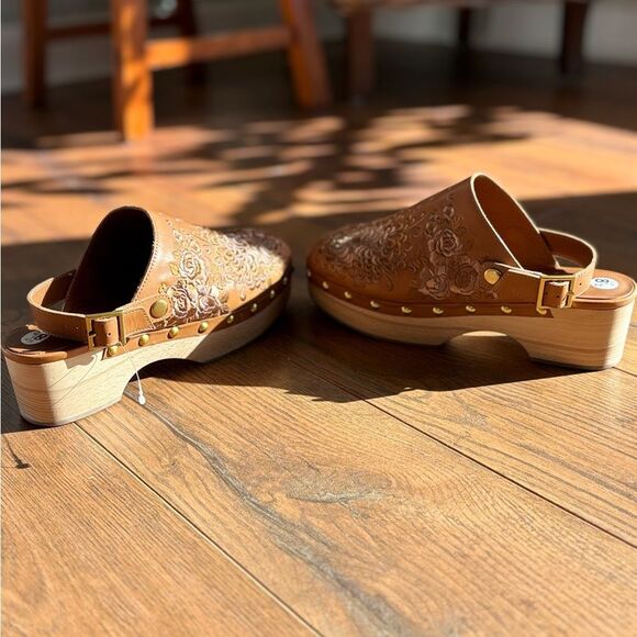 New Johnny Was MONO CLOG TONAL Brown - Picture 9 of 10